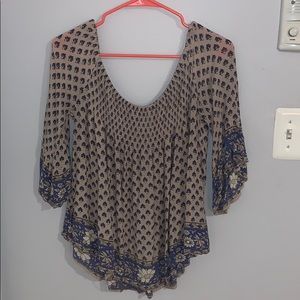 Worn a couple times! Off the shoulder top!!